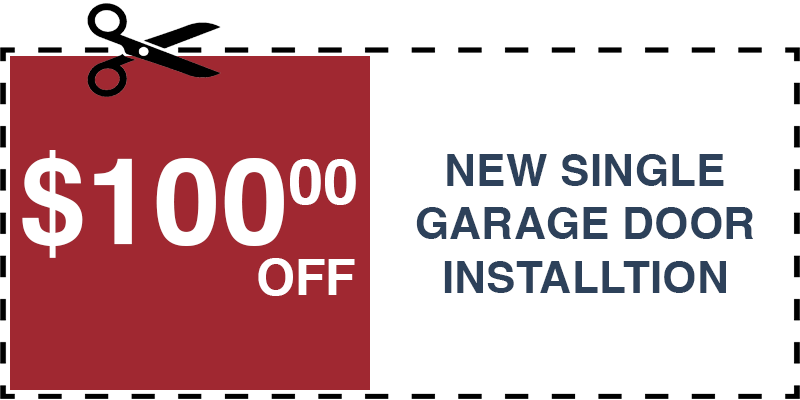 100 off garage door repair BELLMORE