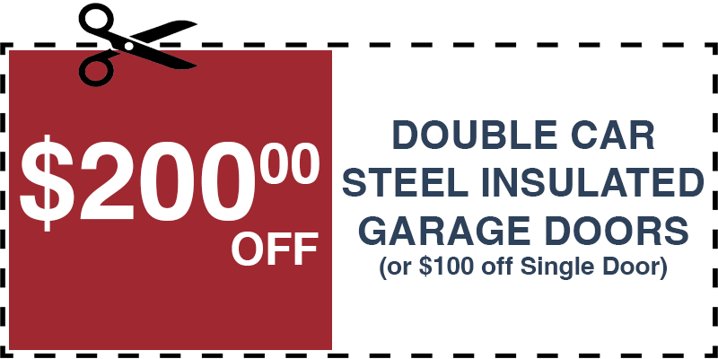 200 off garage door repair BELLMORE